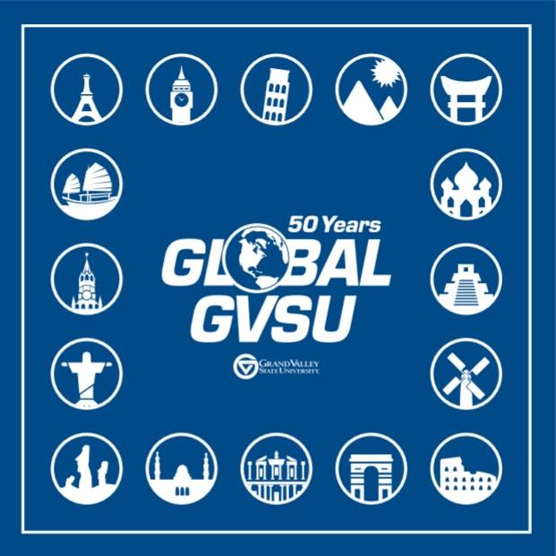 Blue Global GVSU 50 Years Bandana